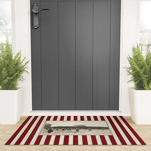 Society6 Design Studio Womens Soccer Game Welcome Mat