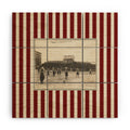 Society6 Design Studio Womens Soccer Game Wood Wall Mural