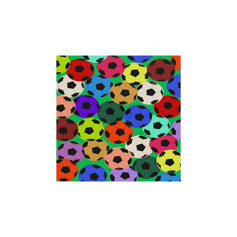 Society6 Design Studio World Cup Football Rainbow Art Print