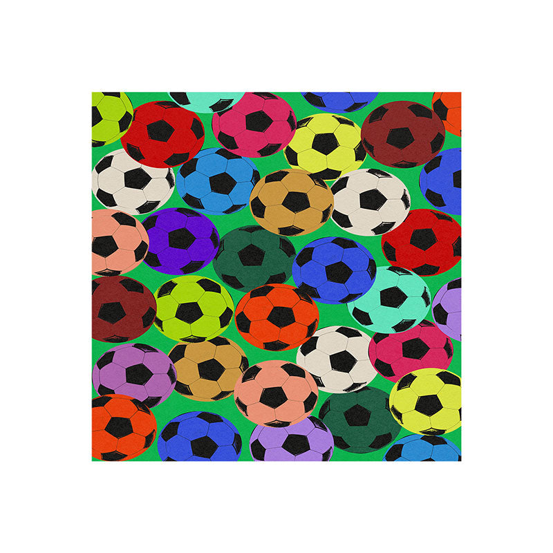 Society6 Design Studio World Cup Football Rainbow Art Print