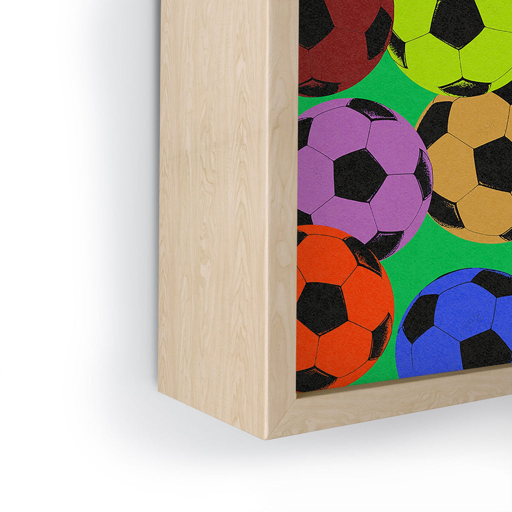 Society6 Design Studio World Cup Football Rainbow Framed Mini Art Print