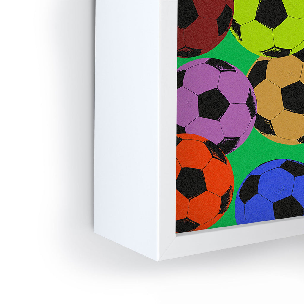 Society6 Design Studio World Cup Football Rainbow Framed Mini Art Print