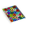 Society6 Design Studio World Cup Football Rainbow Spiral Notebook