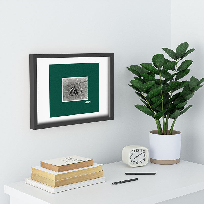 Society6 Design Studio World Cup Get In Recessed Framing Rectangle