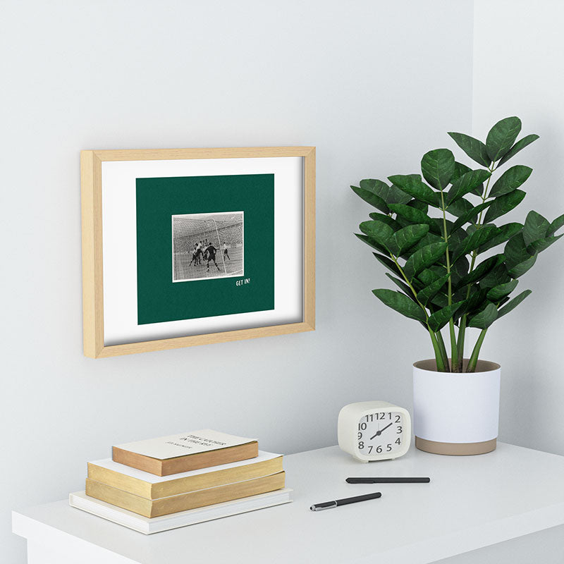 Society6 Design Studio World Cup Get In Recessed Framing Rectangle