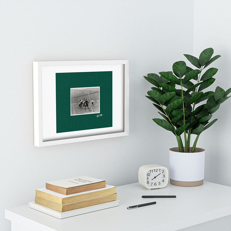 Society6 Design Studio World Cup Get In Recessed Framing Rectangle
