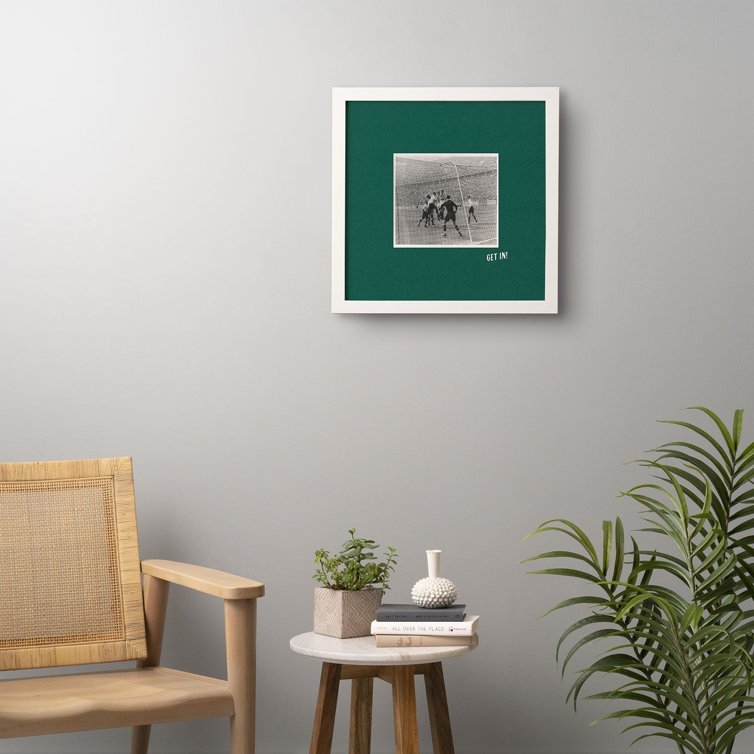 Society6 Design Studio World Cup Get In Framed Wall Art