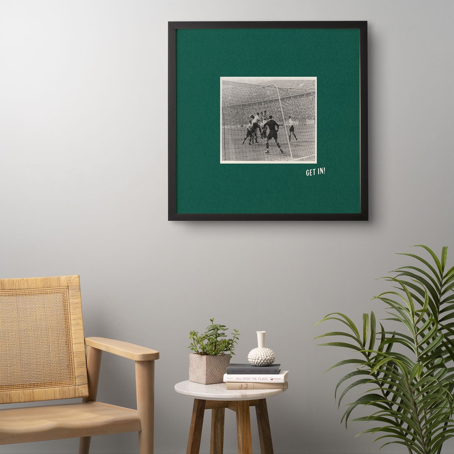 Society6 Design Studio World Cup Get In Framed Wall Art