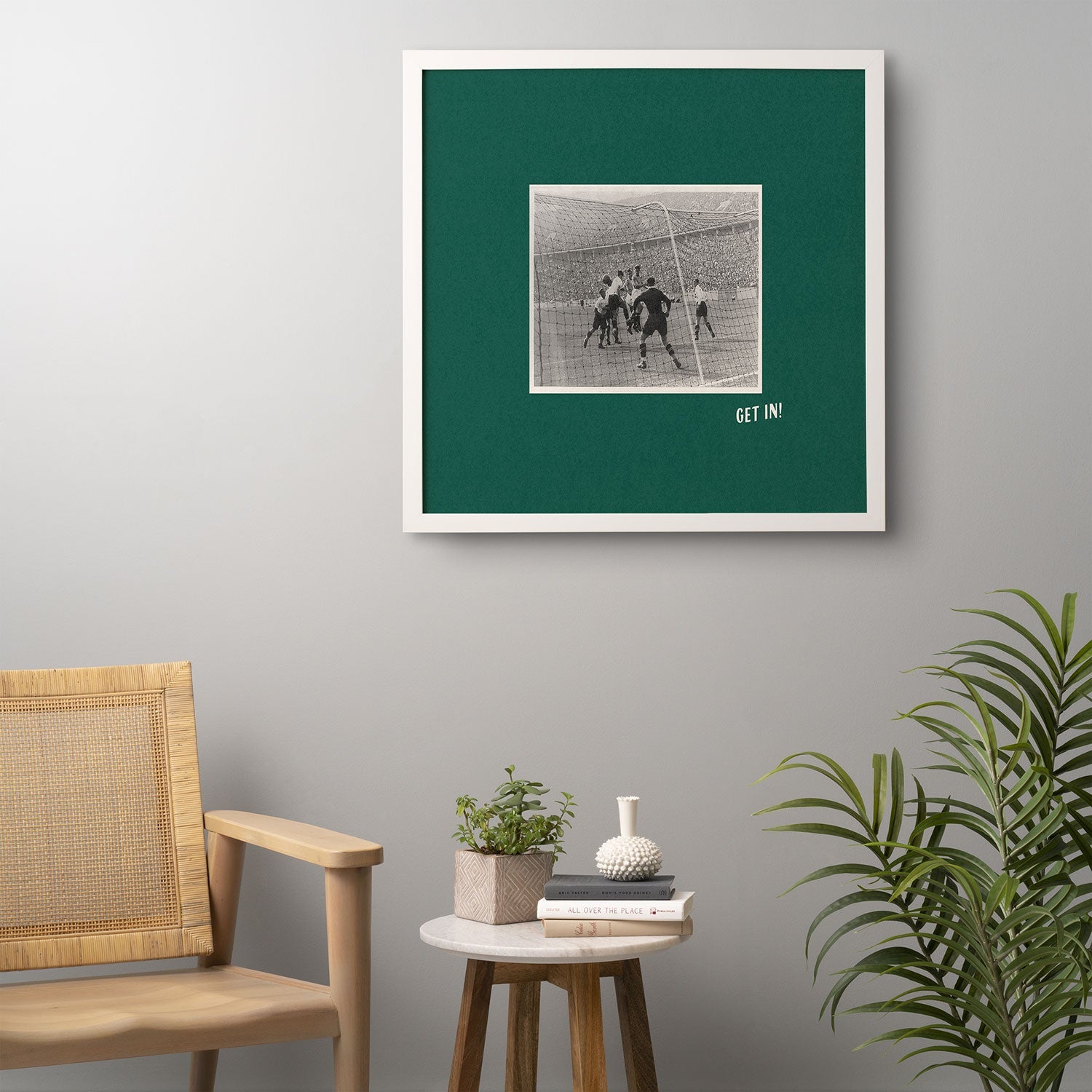 Society6 Design Studio World Cup Get In Framed Wall Art