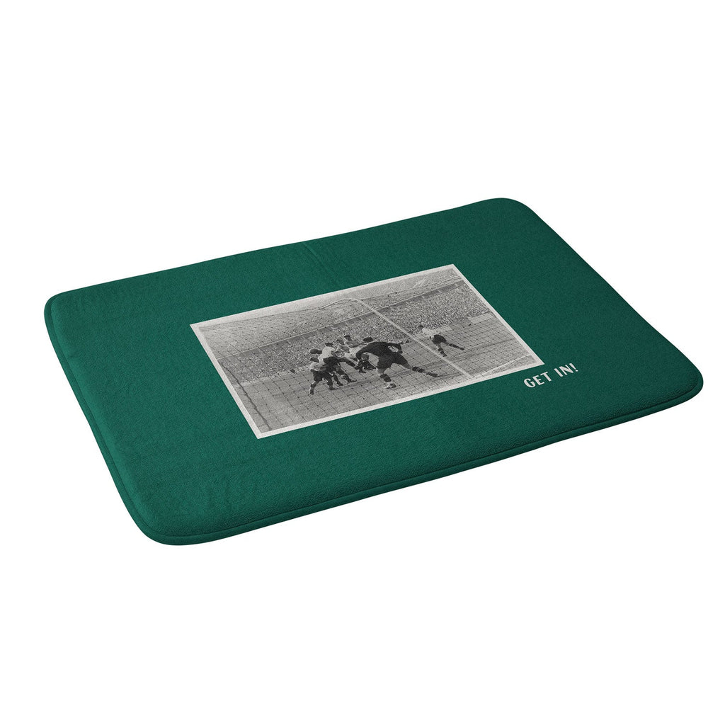 Society6 Design Studio World Cup Get In Memory Foam Bath Mat