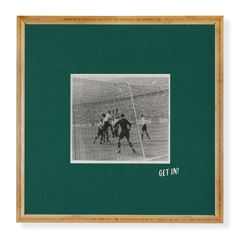 Society6 Design Studio World Cup Get In Framed Wall Art