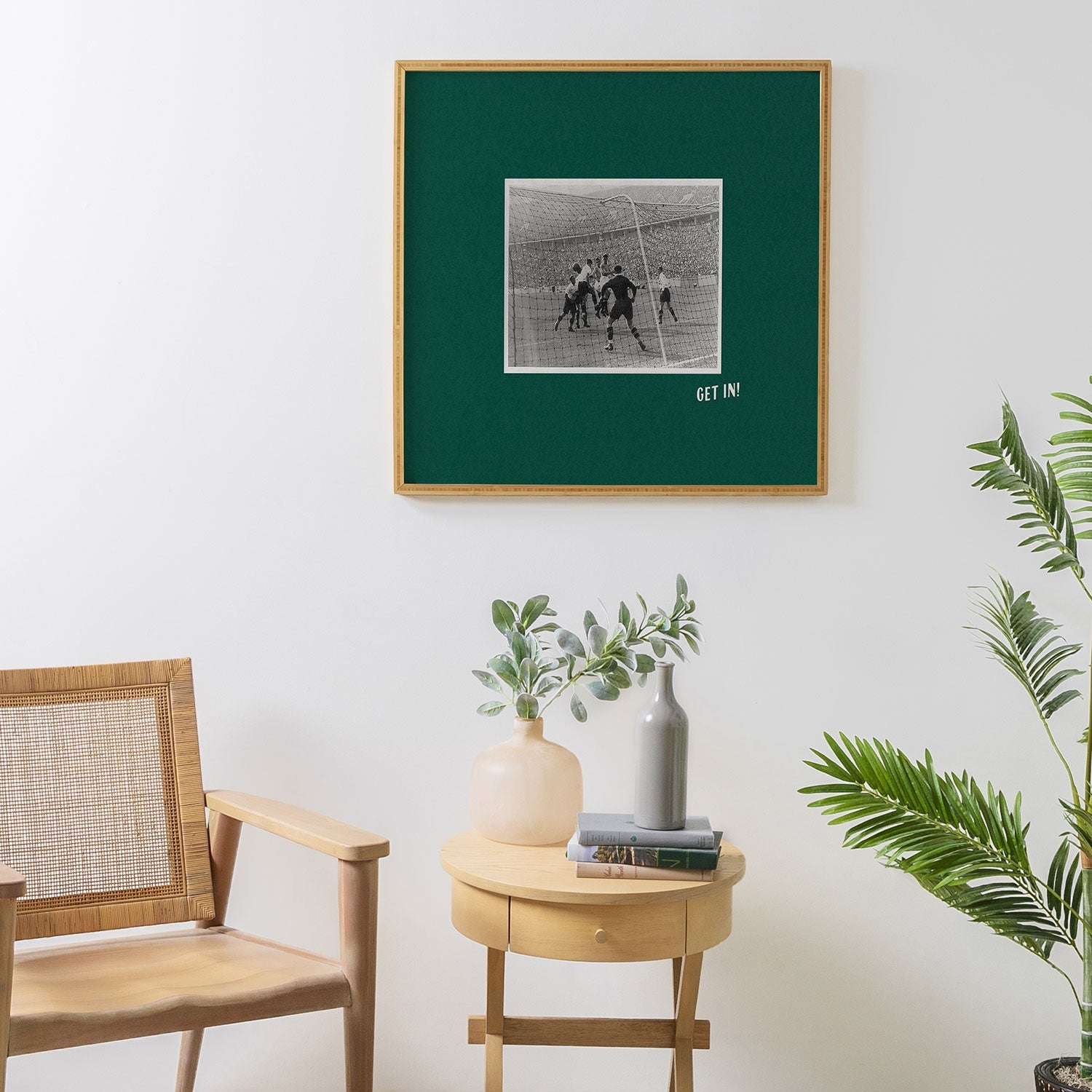 Society6 Design Studio World Cup Get In Framed Wall Art