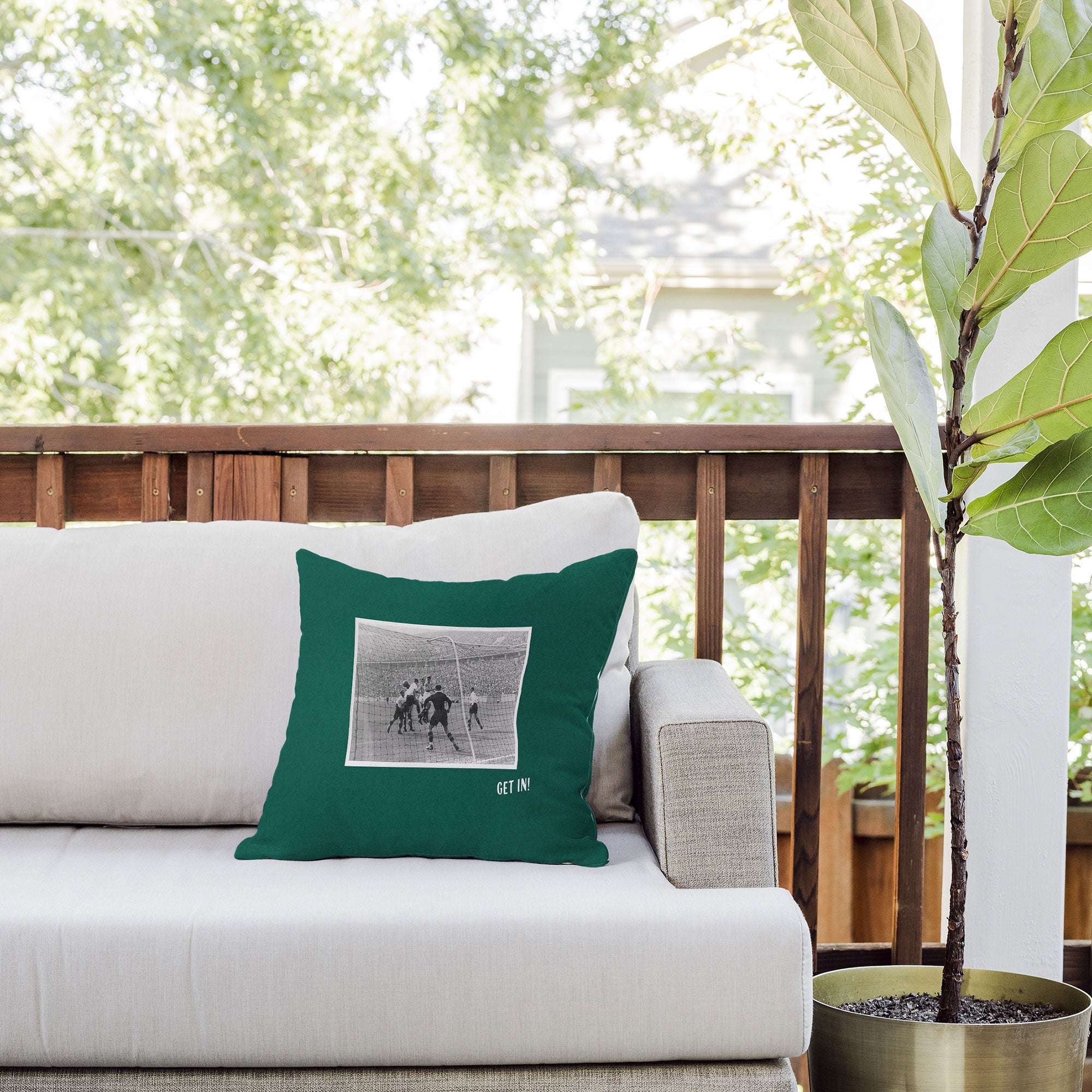 Society6 Design Studio World Cup Get In Outdoor Throw Pillow
