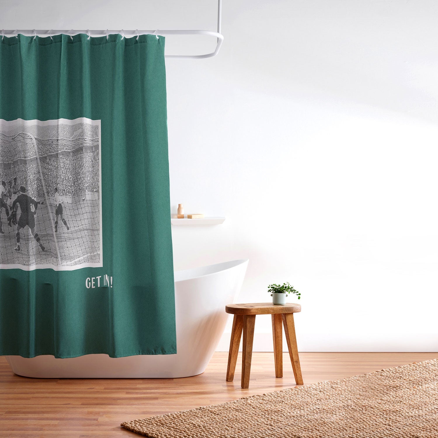 Society6 Design Studio World Cup Get In Shower Curtain