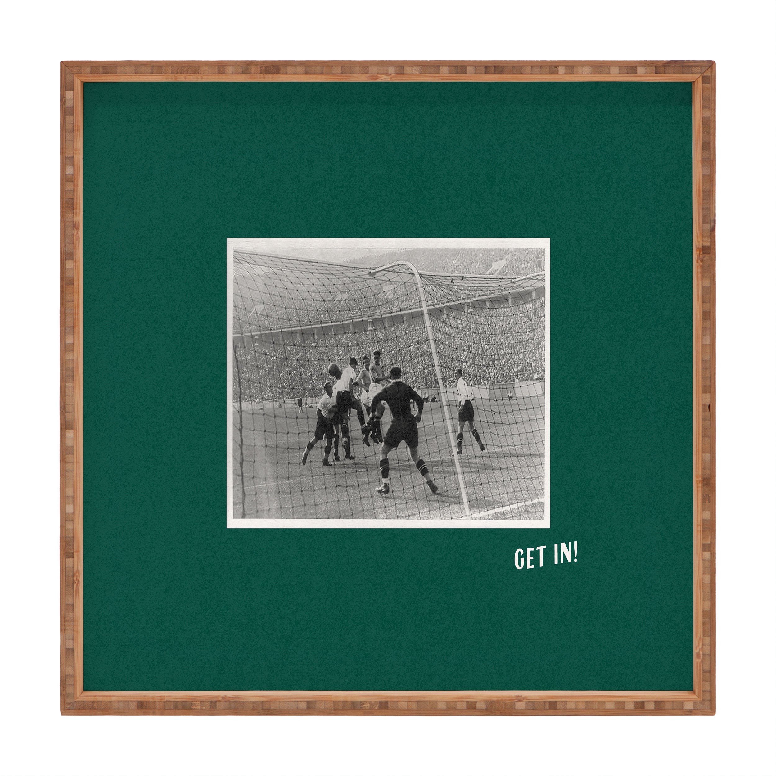 Society6 Design Studio World Cup Get In Square Tray