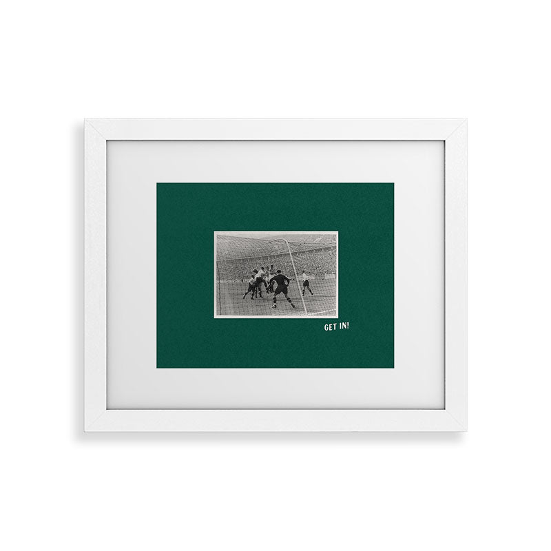 Society6 Design Studio World Cup Get In Framed Art Print