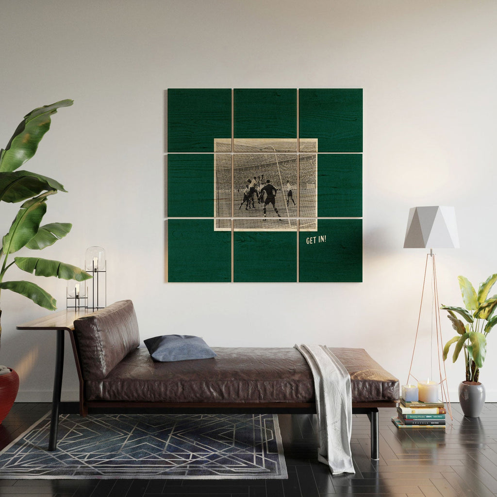 Society6 Design Studio World Cup Get In Wood Wall Mural