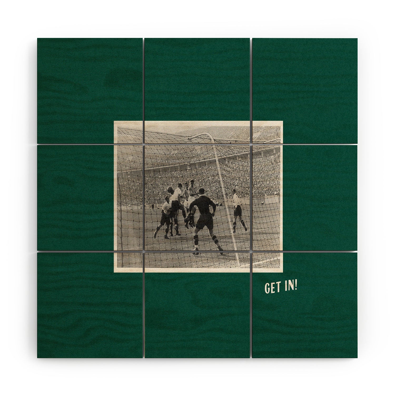 Society6 Design Studio World Cup Get In Wood Wall Mural