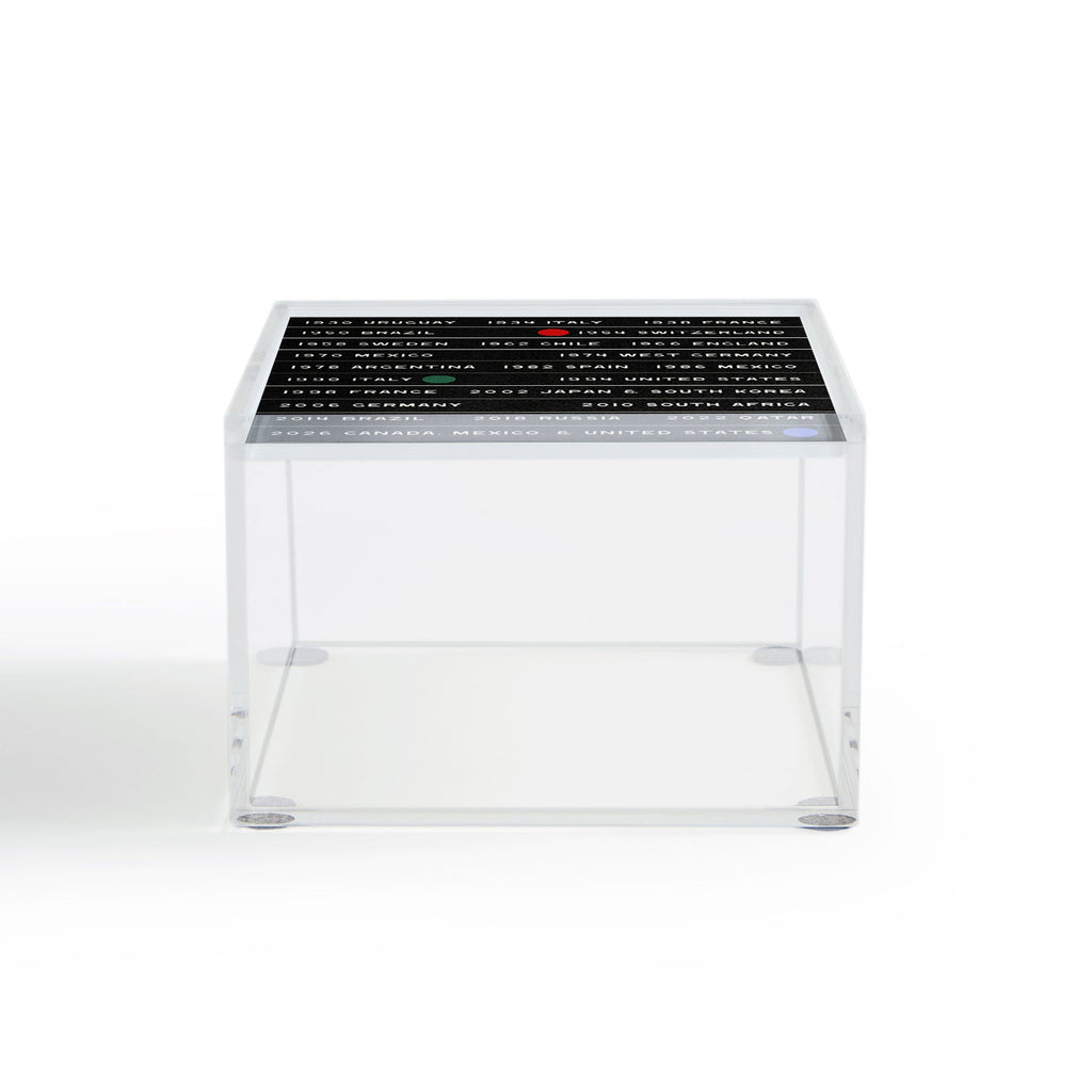 Society6 Design Studio World Cup Since 1930 Acrylic Box