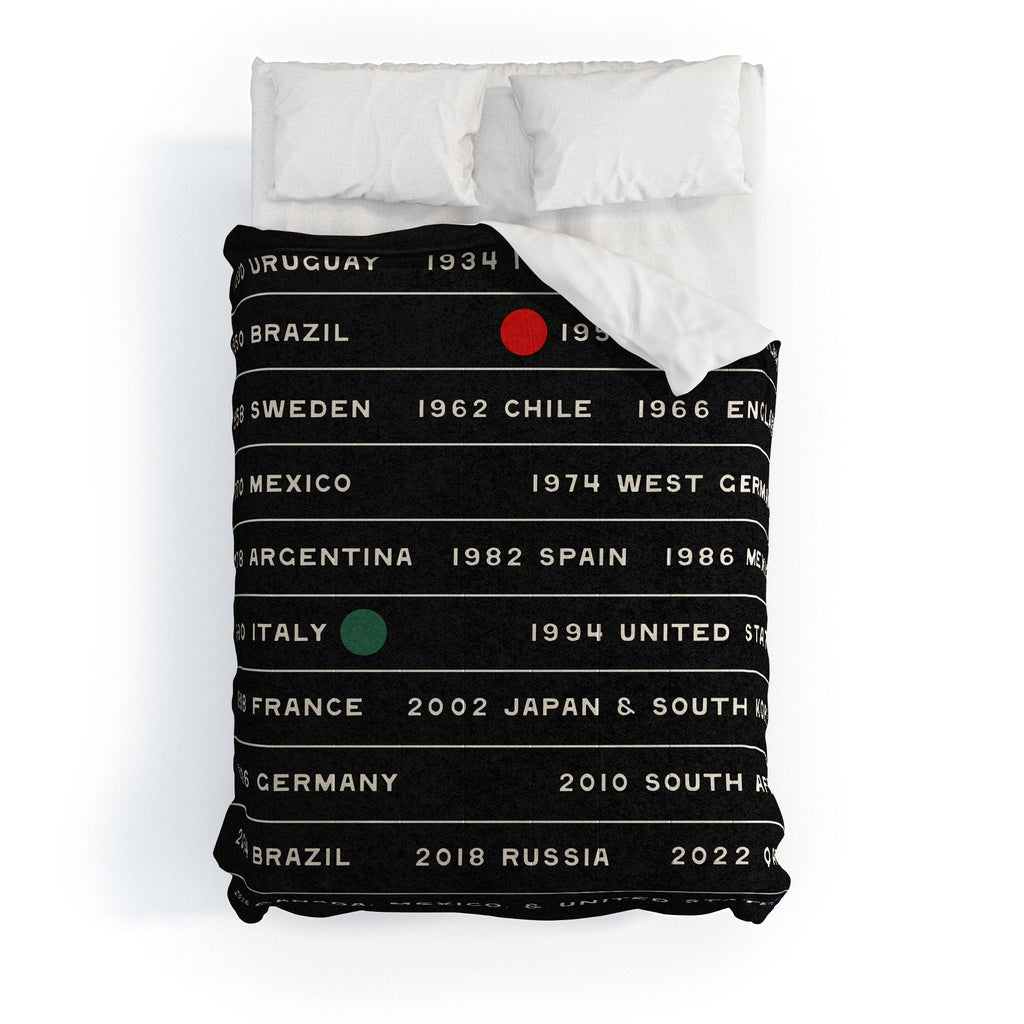 Society6 Design Studio World Cup Since 1930 Comforter