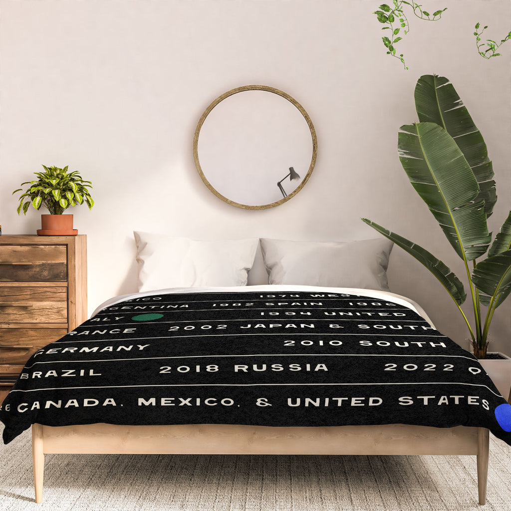Society6 Design Studio World Cup Since 1930 Comforter