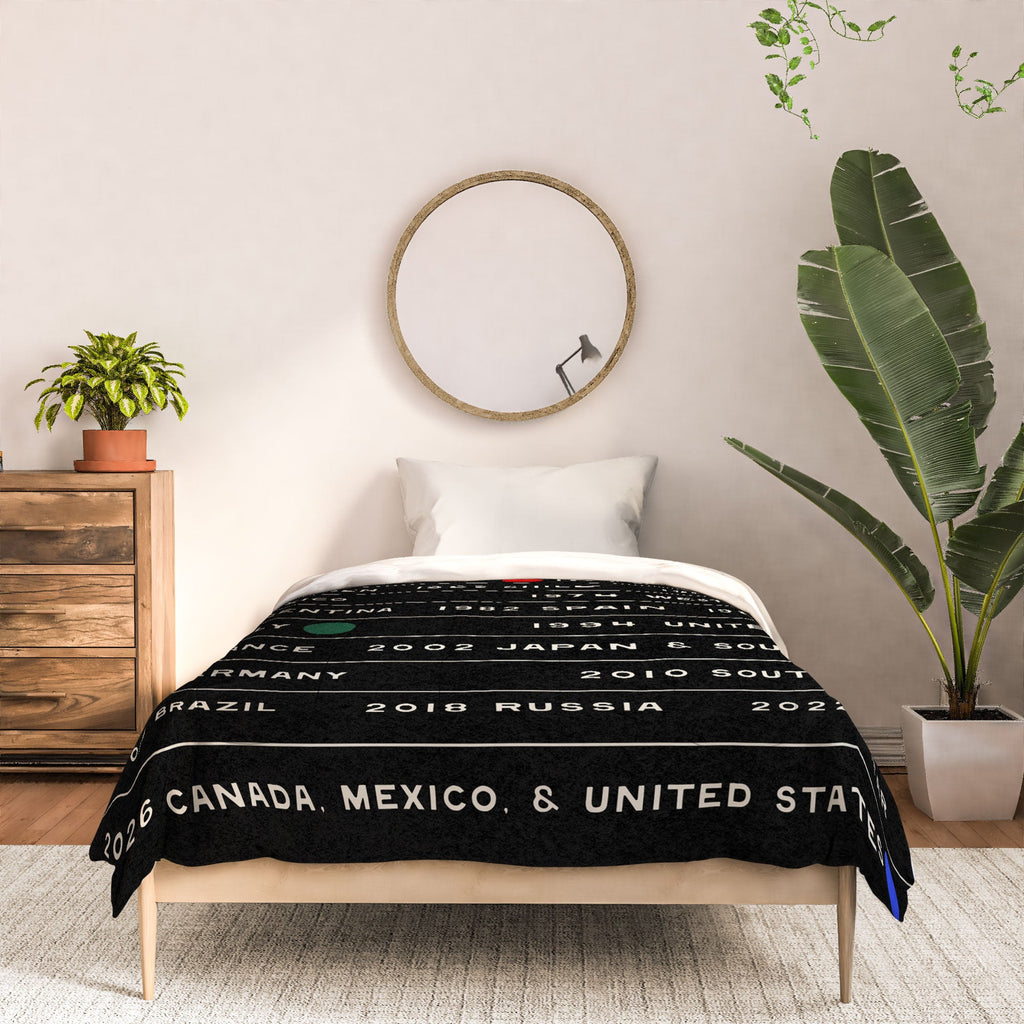 Society6 Design Studio World Cup Since 1930 Comforter