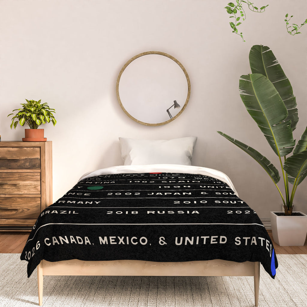 Society6 Design Studio World Cup Since 1930 Comforter