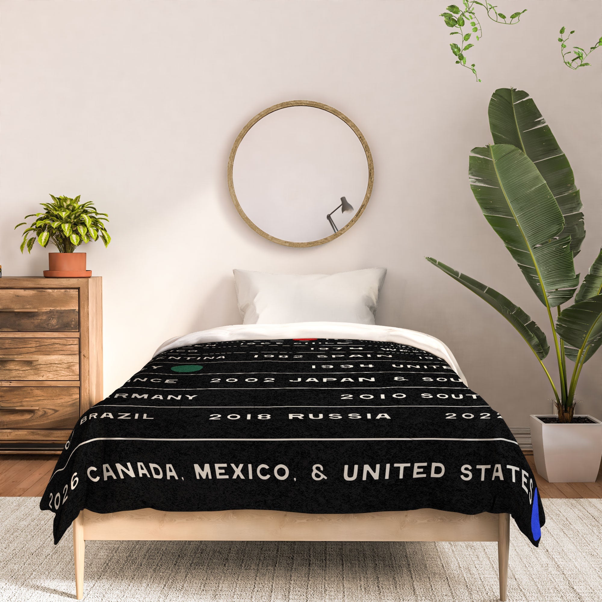 Society6 Design Studio World Cup Since 1930 Comforter