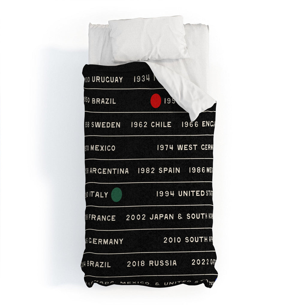 Society6 Design Studio World Cup Since 1930 Comforter