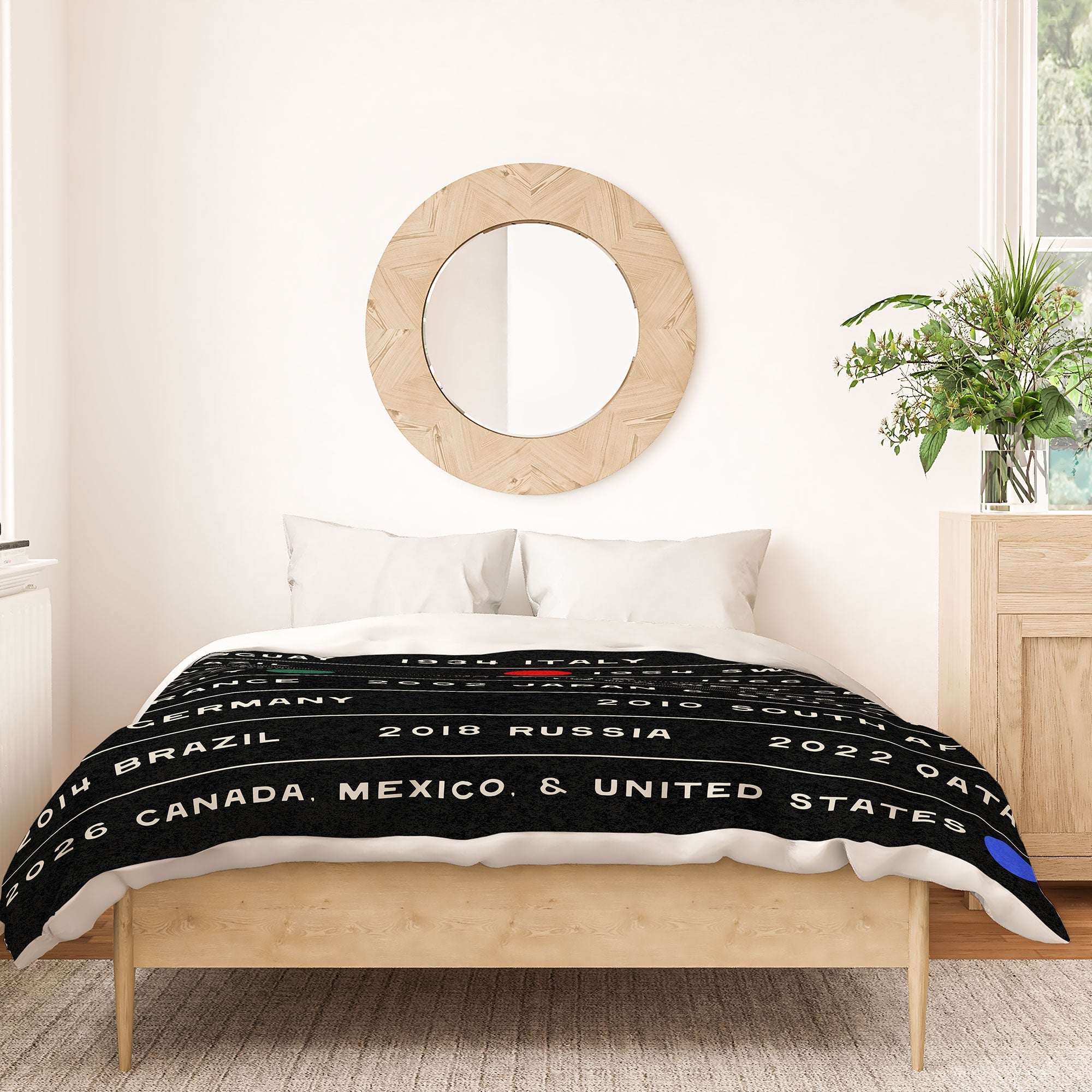 Society6 Design Studio World Cup Since 1930 Duvet Cover