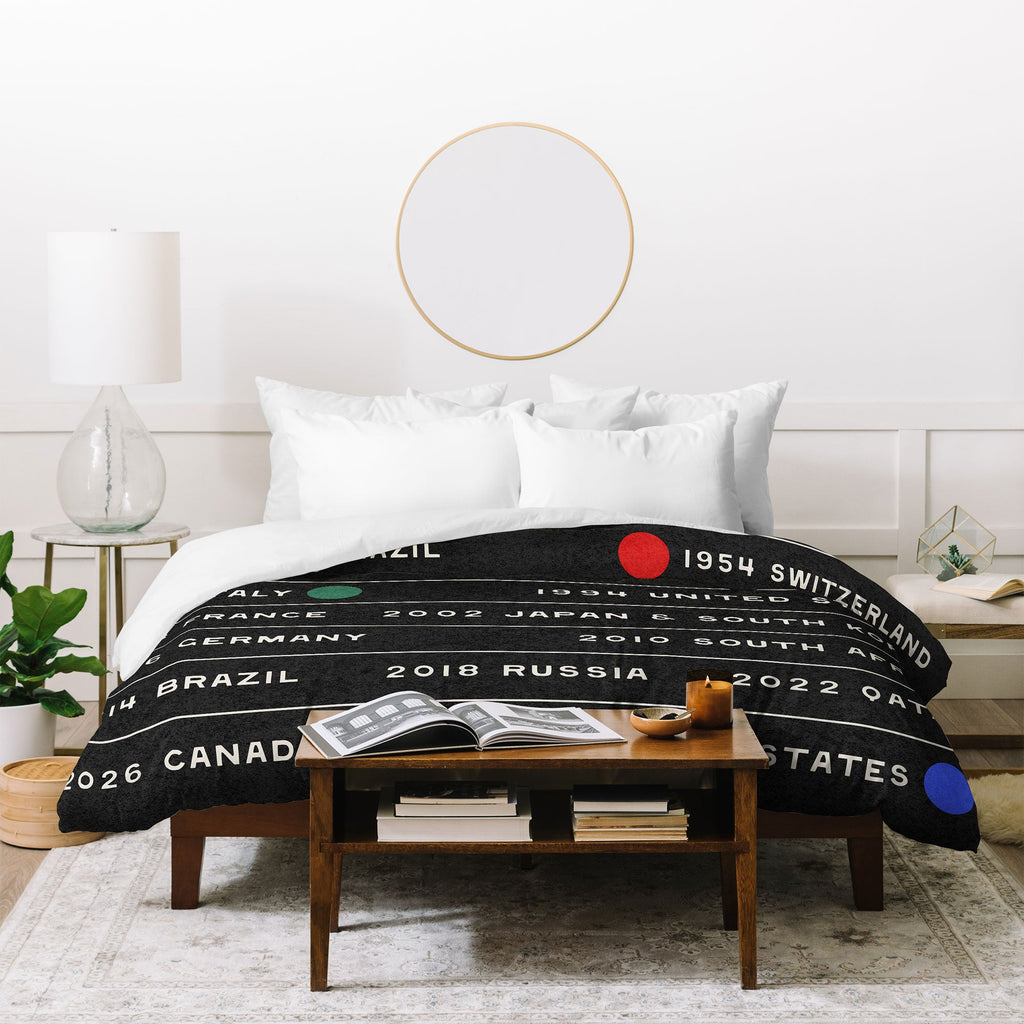 Society6 Design Studio World Cup Since 1930 Duvet Cover