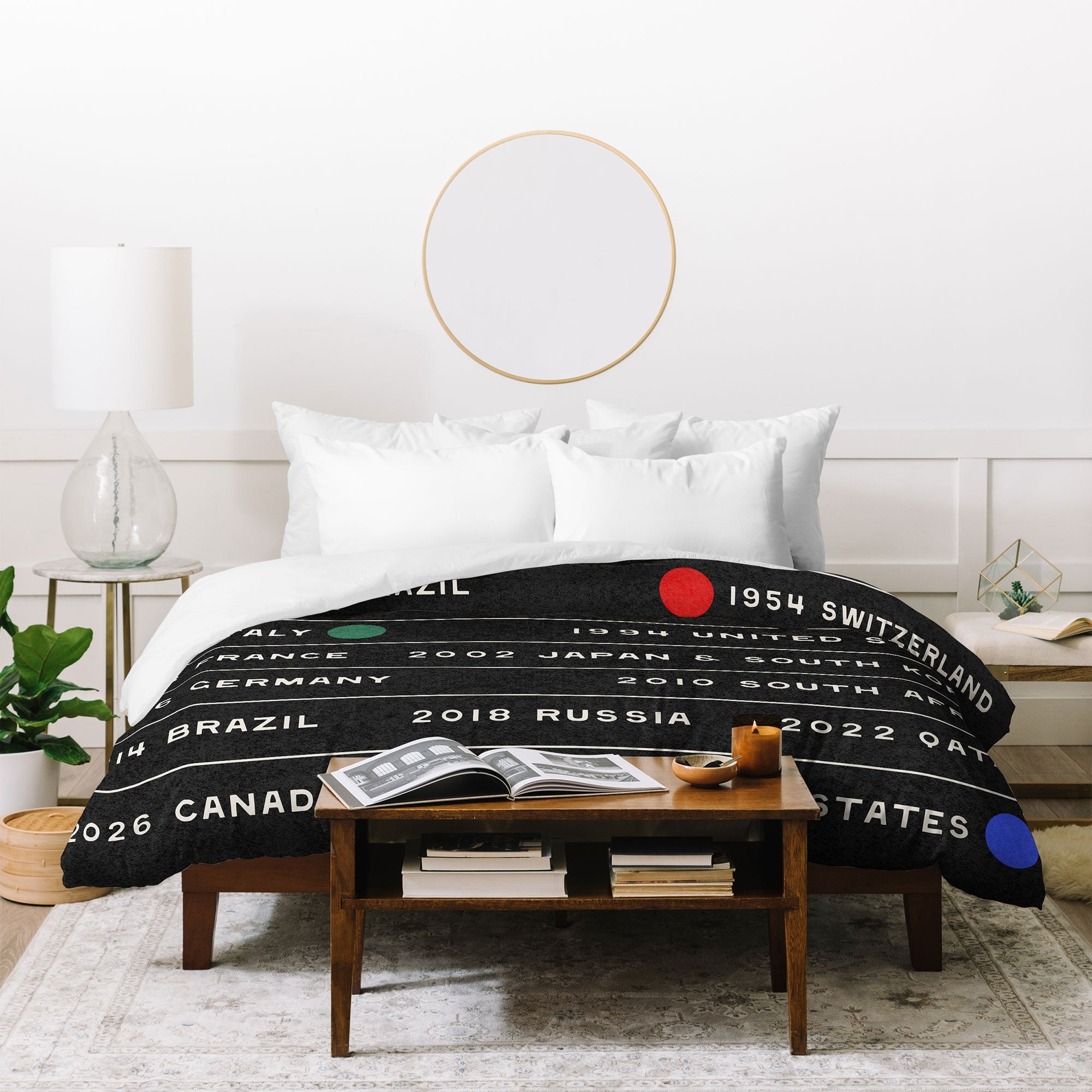 Society6 Design Studio World Cup Since 1930 Duvet Cover