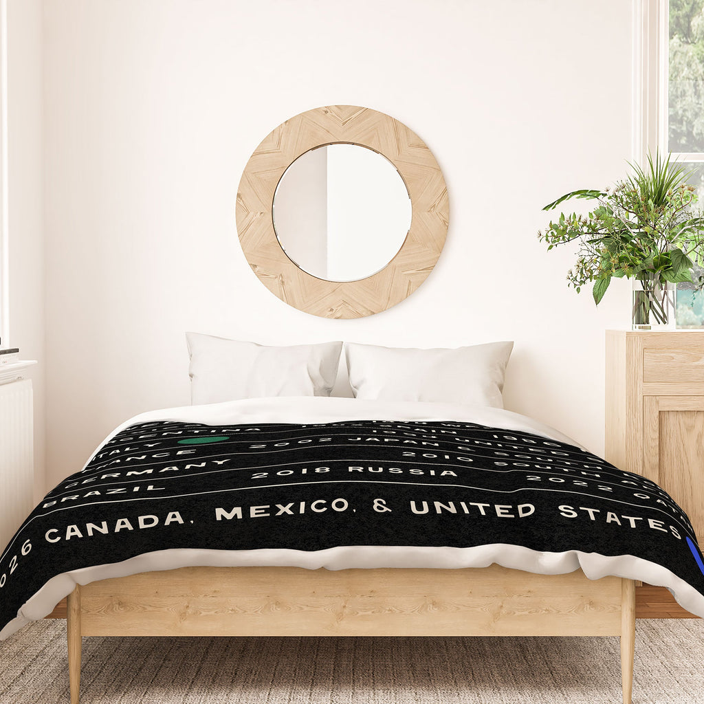 Society6 Design Studio World Cup Since 1930 Duvet Cover