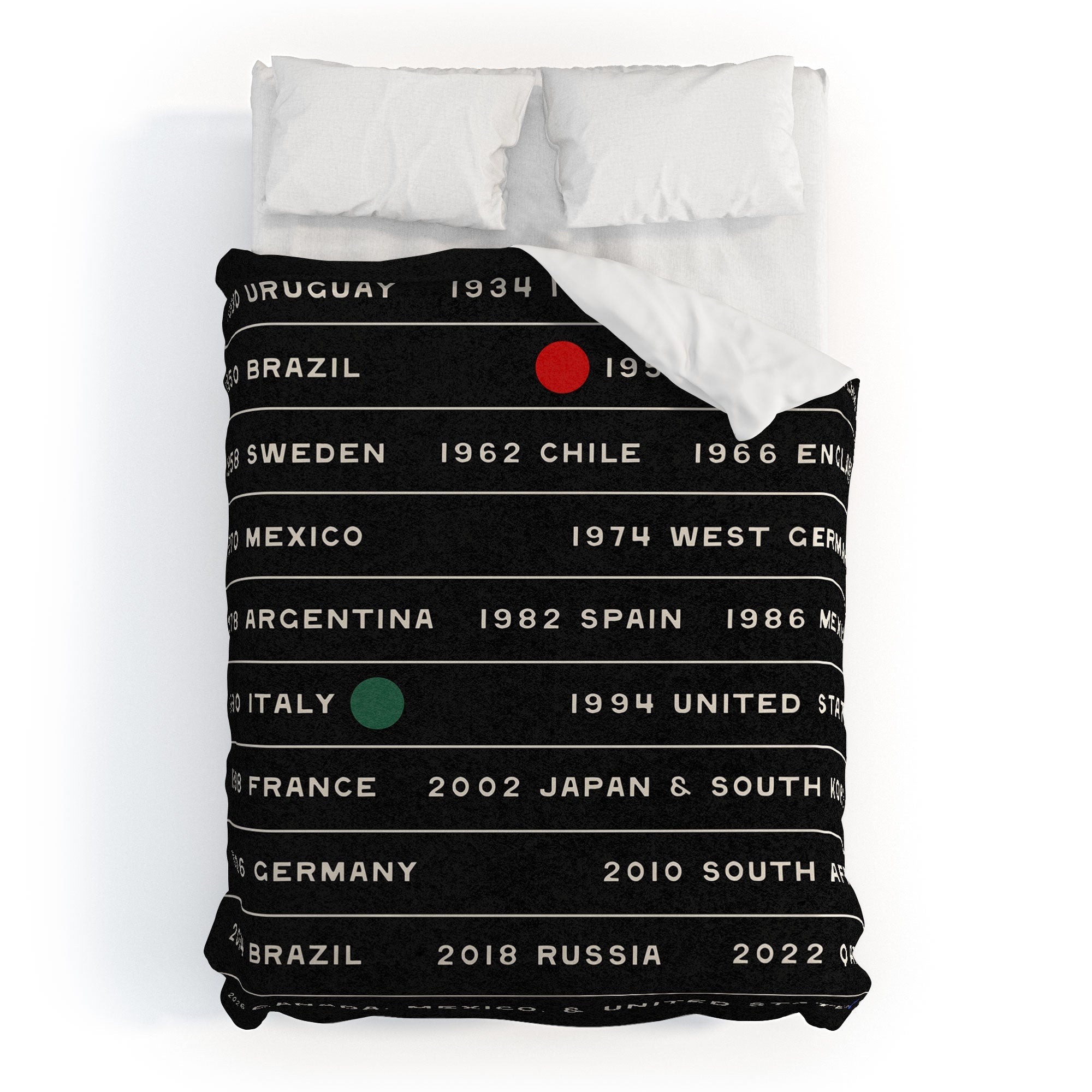 Society6 Design Studio World Cup Since 1930 Duvet Cover