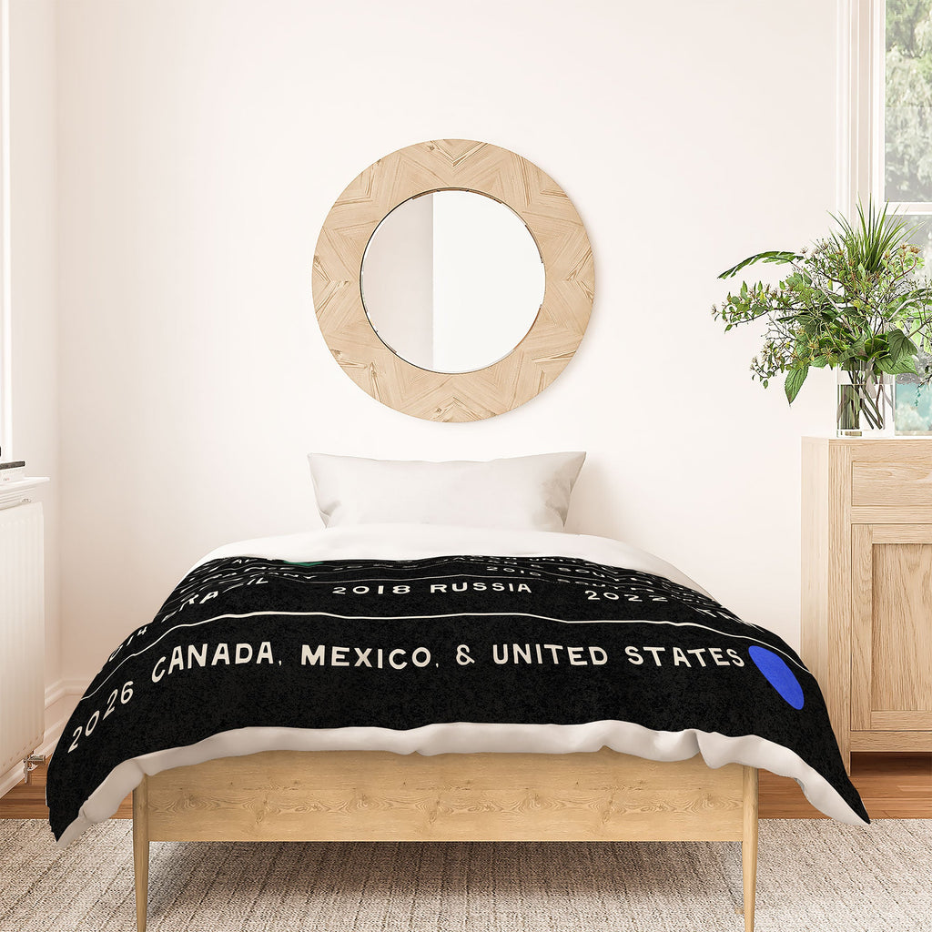 Society6 Design Studio World Cup Since 1930 Duvet Cover