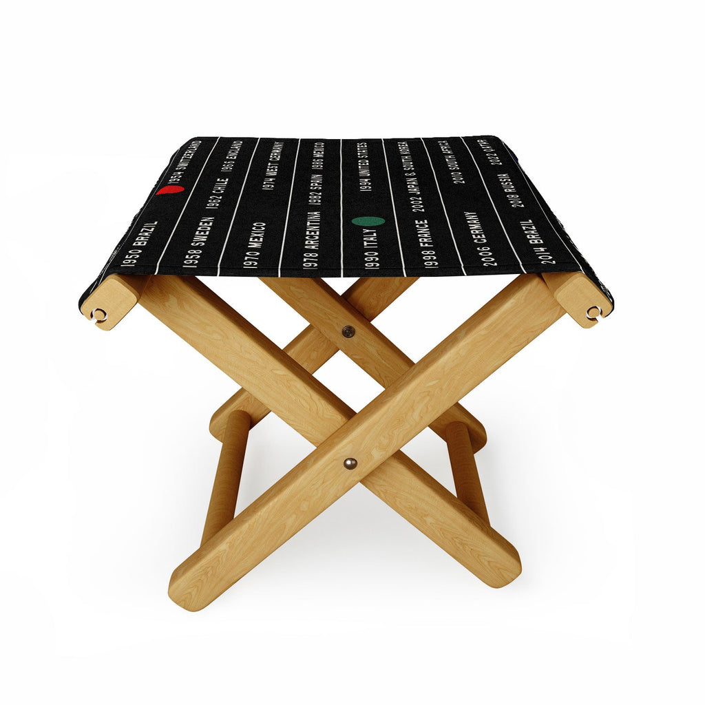 Society6 Design Studio World Cup Since 1930 Folding Stool