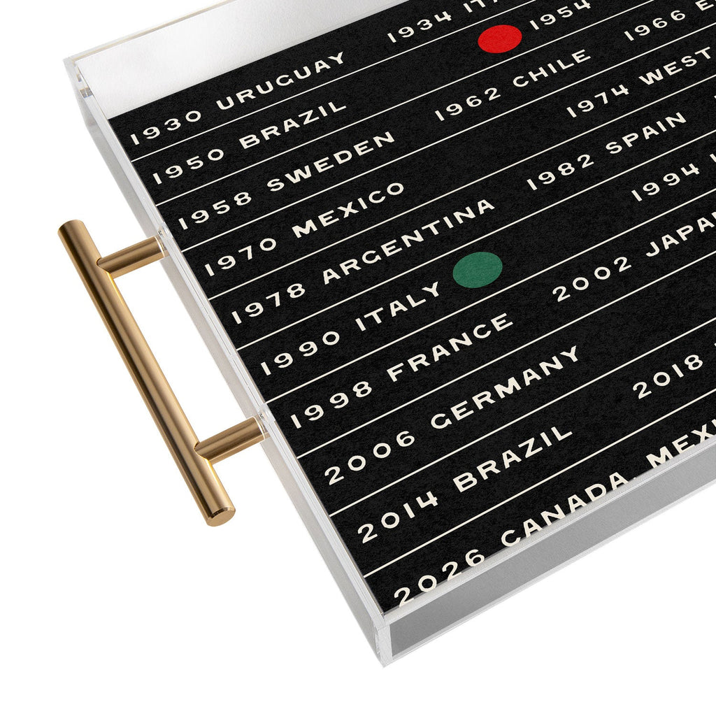 Society6 Design Studio World Cup Since 1930 Acrylic Tray