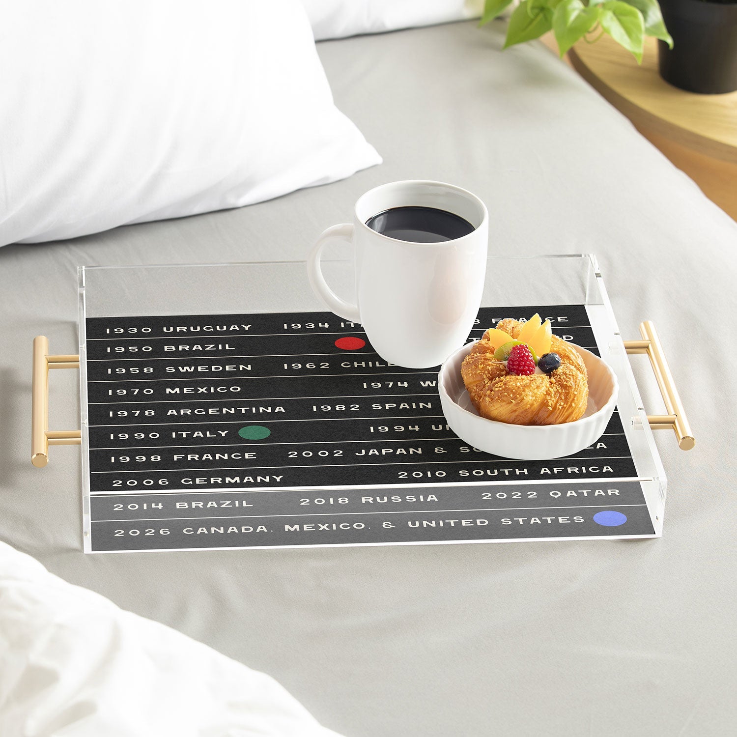 Society6 Design Studio World Cup Since 1930 Acrylic Tray
