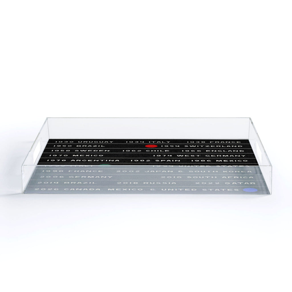 Society6 Design Studio World Cup Since 1930 Acrylic Tray
