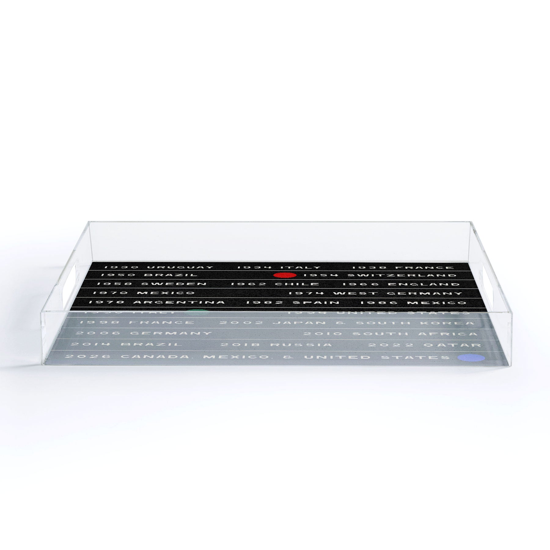 Society6 Design Studio World Cup Since 1930 Acrylic Tray