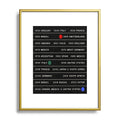 Society6 Design Studio World Cup Since 1930 Metal Framed Art Print