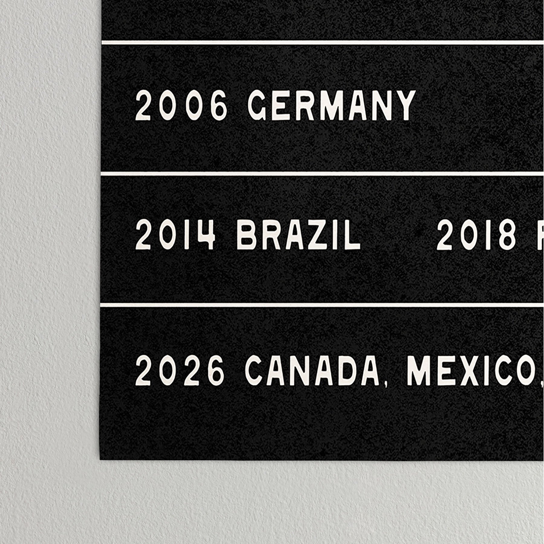 Society6 Design Studio World Cup Since 1930 Poster