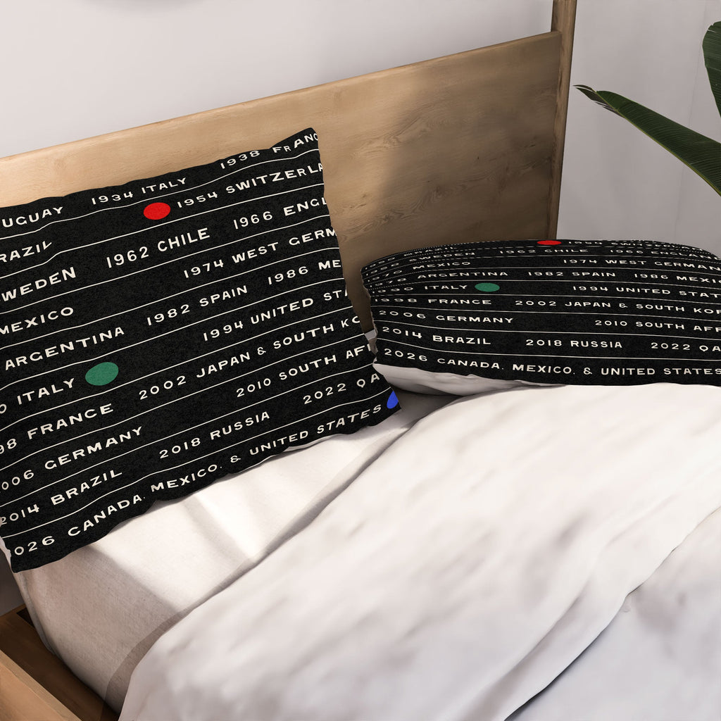 Society6 Design Studio World Cup Since 1930 Pillow Shams