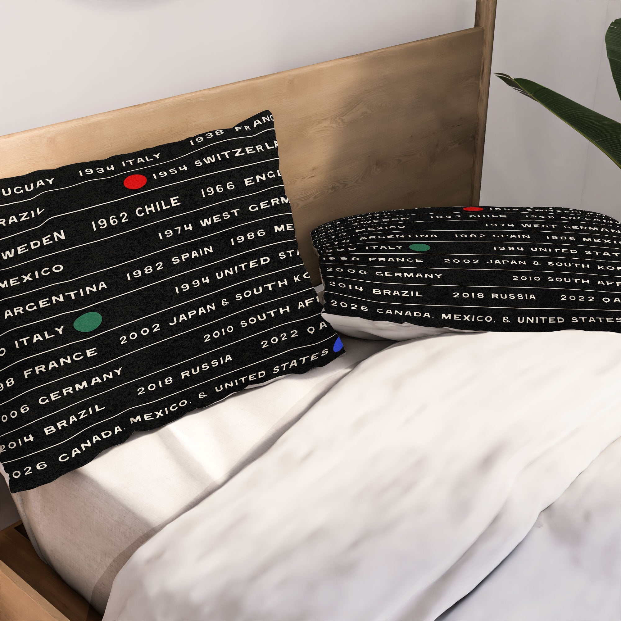 Society6 Design Studio World Cup Since 1930 Pillow Shams