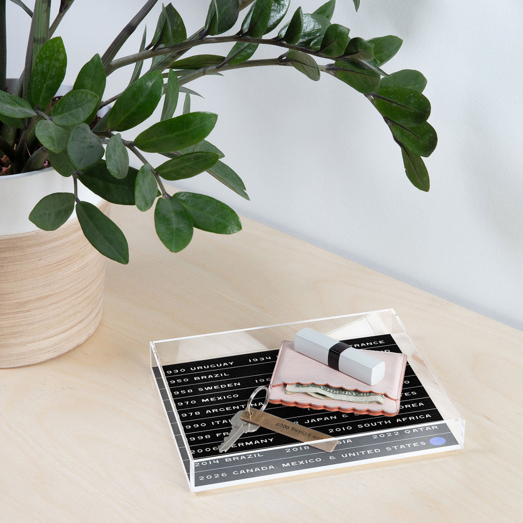 Society6 Design Studio World Cup Since 1930 Acrylic Tray