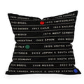 Society6 Design Studio World Cup Since 1930 Outdoor Throw Pillow