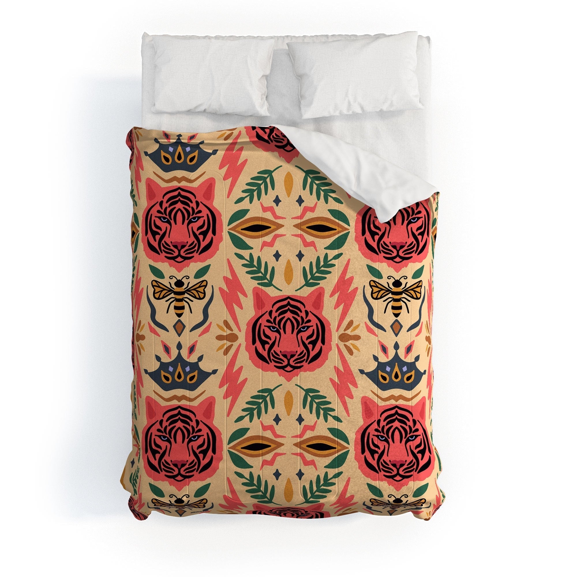Design by Spark Tigress Queen Bee Comforter