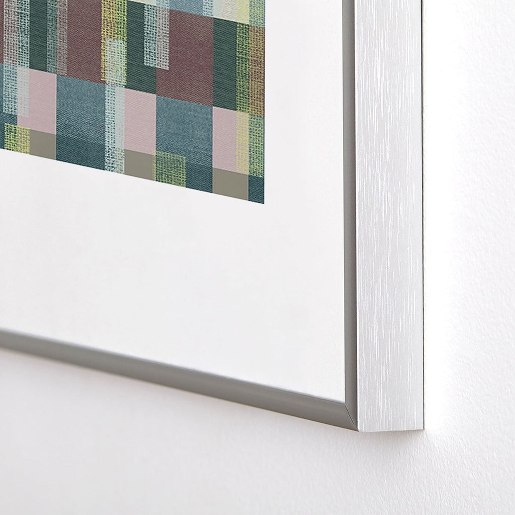 Marta Barragan Camarasa Dynamic Linear Blocks Metal Framed Art Print