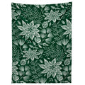 Pimlada Phuapradit Christmas Poinsettia Tapestry
