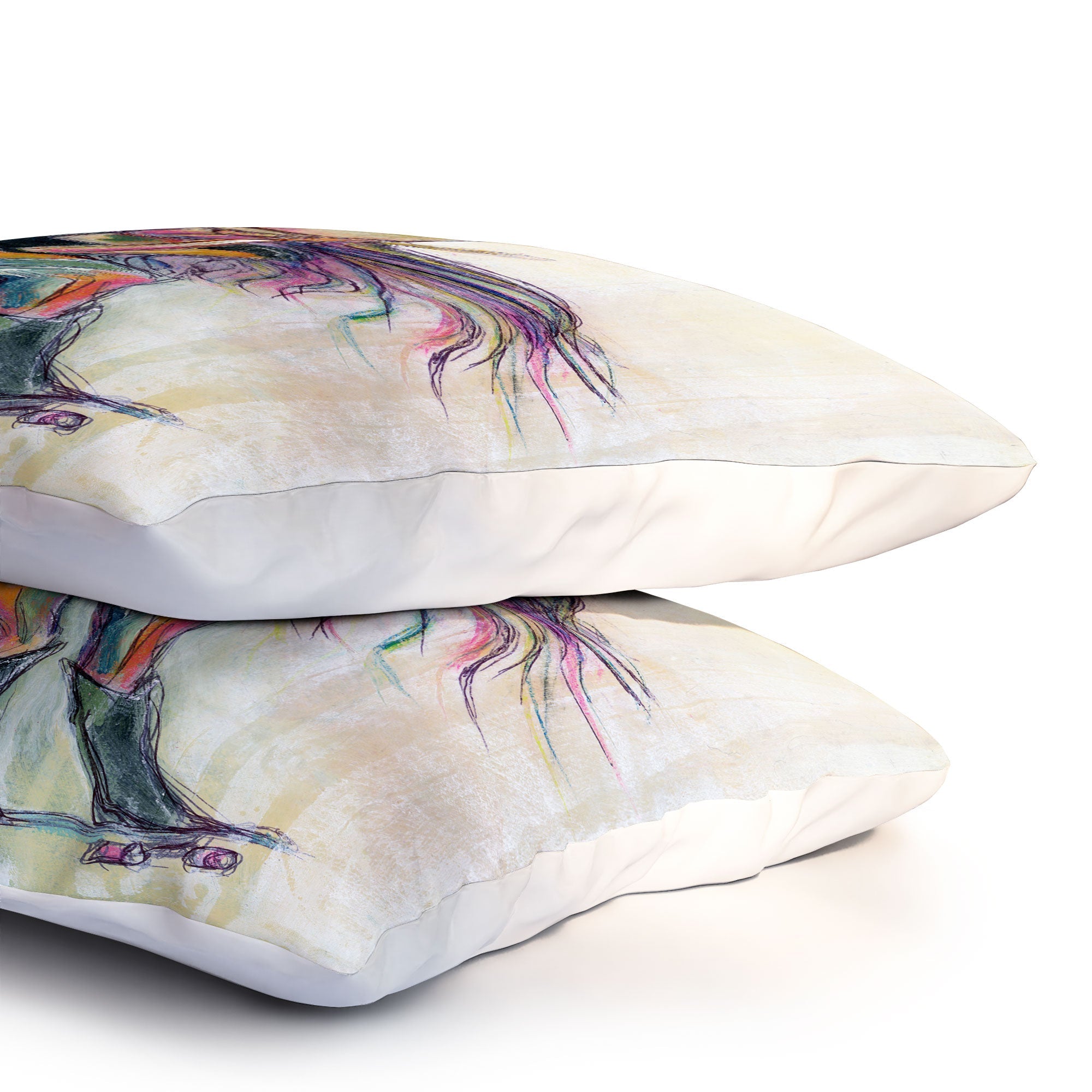 Sophia Buddenhagen Giddy Up Skater Girl Pillow Shams